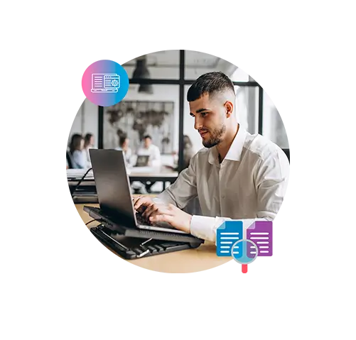 Enchanced Content Man is using anti plagiarism software