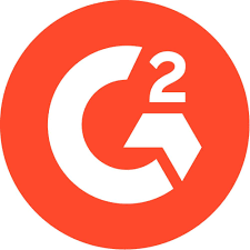 G2 logo displayed prominently on an orange circular background.