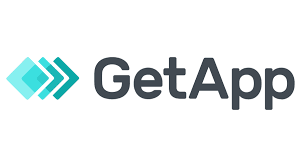 GetApp logo displayed on a white background, featuring a modern design and vibrant colors.